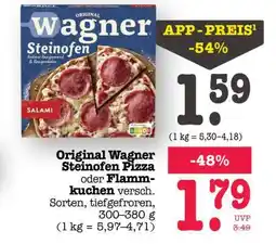 Scheck-in-Center ORIGINAL WAGNER Steinofen-Pizza Angebot