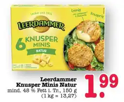 Scheck-in-Center Leerdammer Knusper Minis Natur Angebot