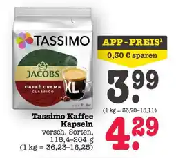 Scheck-in-Center Tassimo Kaffee- kapseln Angebot