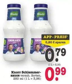 Scheck-in-Center Knorr Schlemmersauce Angebot