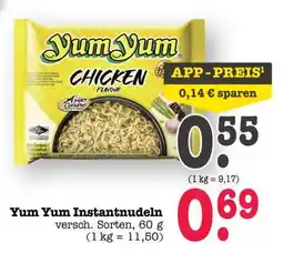 Scheck-in-Center Yum Yum Instantnudeln Angebot