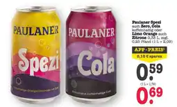 Scheck-in-Center Paulaner Spezi Angebot