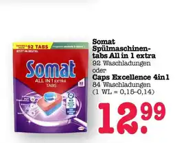 Scheck-in-Center Somat Spülmaschinentabs All in 1 extra Angebot