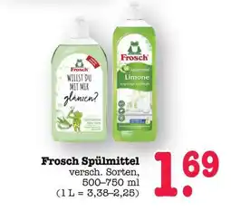 Scheck-in-Center Frosch Spülmittel Angebot