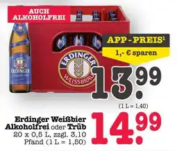 Scheck-in-Center Erdinger Weißbier Alkoholfrei oder Trüb Angebot