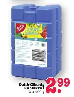 Scheck-in-Center Gut & Günstig Kühlakkus Angebot