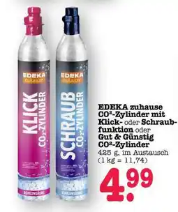 Scheck-in-Center EDEKA zuhause CO₂-Zylinder Angebot