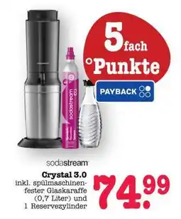 Scheck-in-Center SODASTREAM CRYSTAL 3.0 Angebot