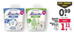 Scheck-in-Center Almette Frischkäse Natur oder Kräuter Angebot
