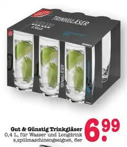 Scheck-in-Center Gut & Günstig Trinkgläser Angebot