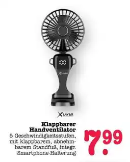 Scheck-in-Center Klappbarer Handventilator Angebot