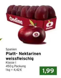 CAP Markt Platt- Nektarinen weissfleischig Angebot
