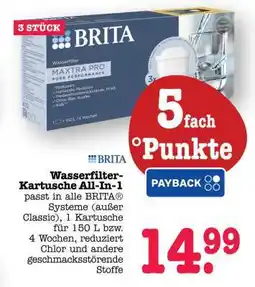 Scheck-in-Center BRITA Wasserfilter-Kartusche All-In-1 Angebot