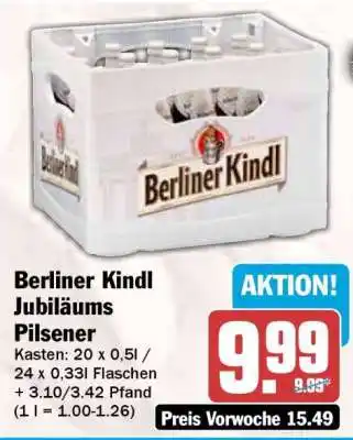 HIT BERLINER KINDL Jubiläums Pilsener Angebot