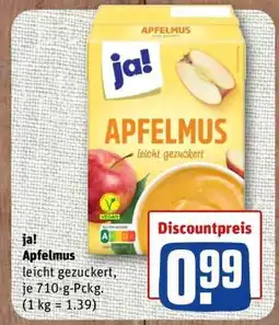 nahkauf ja! Apfelmus Angebot