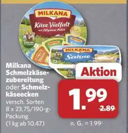 Combi Milkana Schmelzkäsezubereitung oder Schmelzkäseecken Angebot