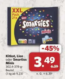 Combi KitKat, Lion oder Smarties Minis Angebot