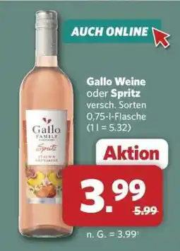 Combi Gallo Weine oder Spritz Angebot