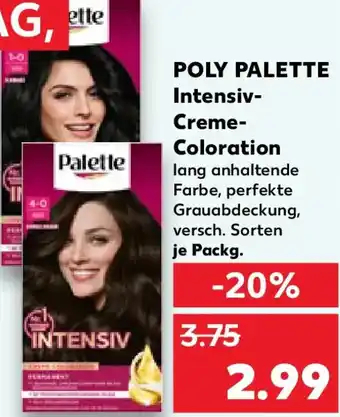 Kaufland POLY PALETTE Intensiv Creme Coloration Angebot
