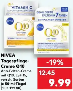 Kaufland NIVEA Tagespflege Creme Q10 Angebot