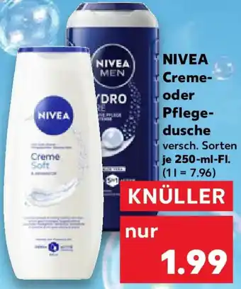 Kaufland NIVEA Creme oder Pflegedusche Angebot