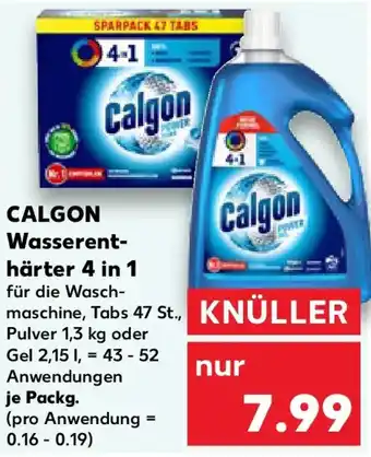 Kaufland CALGON Wasserenthärter 4 in 1 Angebot