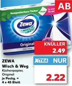Kaufland ZEWA Wisch & Weg Angebot