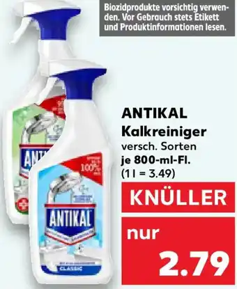 Kaufland ANTIKAL Kalkreiniger Angebot