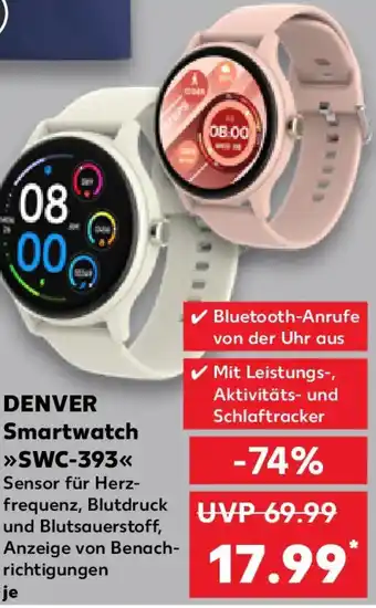 Kaufland DENVER Smartwatch SWC-393 Angebot