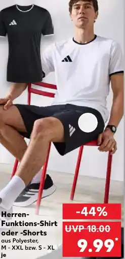 Kaufland Adidas Herren Funktions-Shirt oder Shorts Angebot