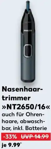 Kaufland Philips Nasenhaartrimmer NT2650/16 Angebot