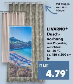 Kaufland LIVARNO Duschvorhang Angebot