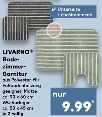 Kaufland LIVARNO Badezimmer Garnitur Angebot