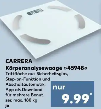 Kaufland CARRERA Körperanalysewaage 45948 Angebot