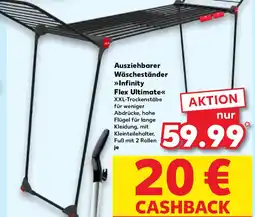 Kaufland Vileda Ausziehbarer Wäscheständer Infinity Flex Ultimate Angebot