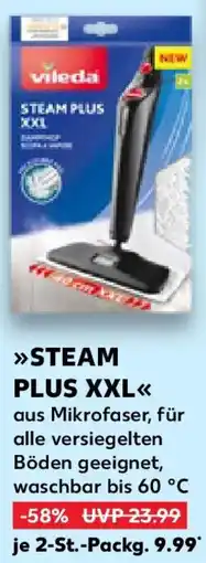 Kaufland Vileda Steam plus xxl Angebot