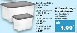 Kaufland Aufbewahrungsbox Arianna Angebot
