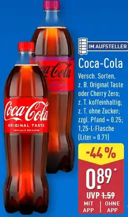 Aldi Nord Coca-Cola Angebot
