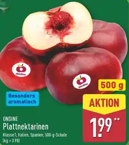 Aldi Nord ONDINE Plattnektarinen Angebot
