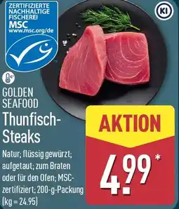 Aldi Nord GOLDEN SEAFOOD Thunfisch Steaks Angebot