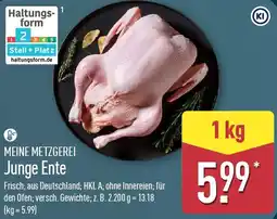 Aldi Nord MEINE METZGEREI Junge Ente Angebot