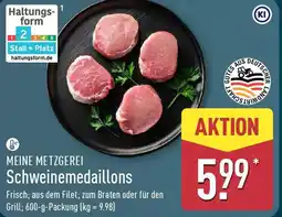 Aldi Nord MEINE METZGEREI Schweinemedaillons Angebot