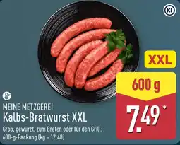 Aldi Nord MEINE METZGEREI Kalbs-Bratwurst XXL Angebot