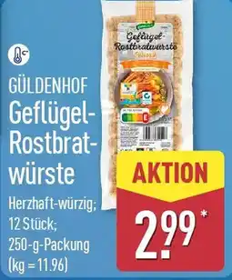 Aldi Nord GÜLDENHOF Geflügel Rostbratwürste Angebot