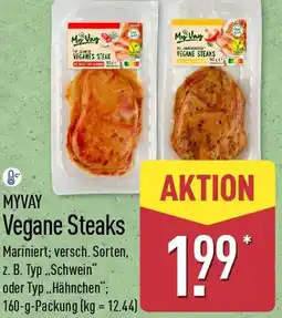 Aldi Nord MYVAY Vegane Steaks Angebot