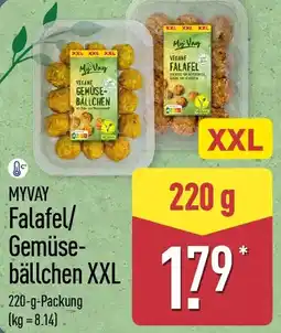 Aldi Nord MYVAY Falafel/ Gemüsebällchen XXL Angebot