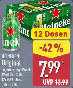Aldi Nord HEINEKEN Original Angebot