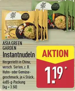 Aldi Nord ASIA GREEN GARDEN Instantnudeln Angebot