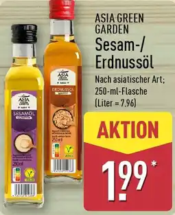 Aldi Nord ASIA GREEN GARDEN Sesam/ Erdnussöl Angebot