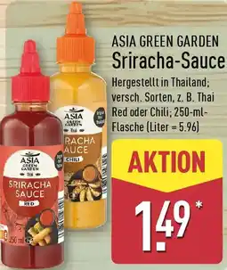Aldi Nord ASIA GREEN GARDEN Sriracha-Sauce Angebot